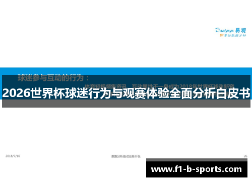 2026世界杯球迷行为与观赛体验全面分析白皮书