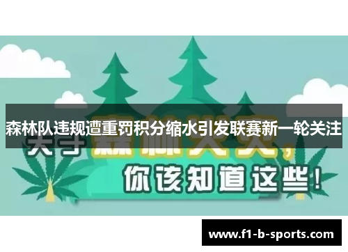 森林队违规遭重罚积分缩水引发联赛新一轮关注